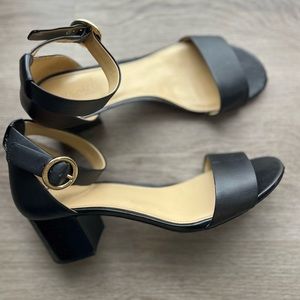 Michael Kors Black Lena Strap heel sandals Size 8
